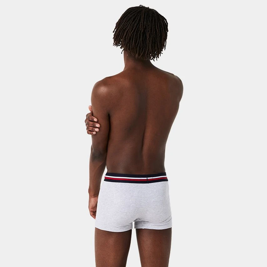 Lacoste 3-pack Boxers Iconic Blauw, Grijs & Rood 4 Lacoste 3-pack Boxers Iconic Blauw, Grijs & Rood - Afbeelding 4