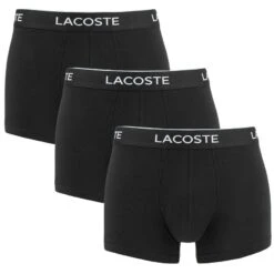 Lacoste 3-pack Boxers Basic Zwart