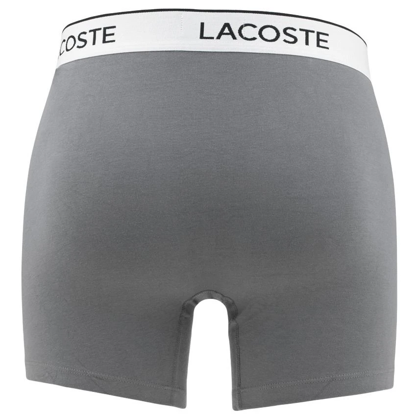 Lacoste 3-pack Long Boxers Basic Grijs 3 Lacoste 3-pack Long Boxers Basic Grijs - Afbeelding 3