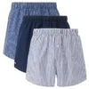 Lacoste 3-pack Wijde Boxershorts Mixed Print Blauw