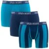 Lyle & Scott 3-pack Long Boxers Elias Stripe Blauw