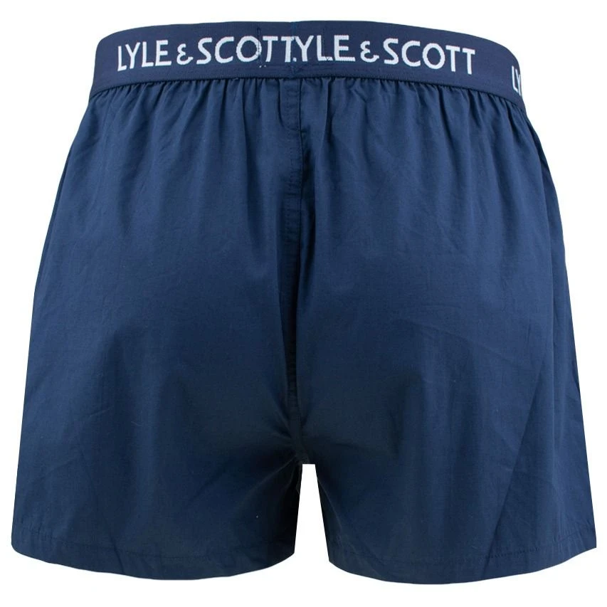 Lyle & Scott 3-pack Wijde Boxershorts Lenny Groen & Blauw 5 Lyle & Scott 3-pack Wijde Boxershorts Lenny Groen & Blauw - Afbeelding 5