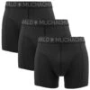 Muchachomalo 3-pack Microfiber Boxers Zwart V