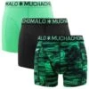 Muchachomalo 3-pack Microfiber Boxers Digital Groen & Zwart