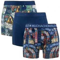 Muchachomalo 3-pack Boxers Pussboots Wizardoz Multi