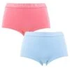 Chicamala Dames 2-pack Mini Boxershorts Roze & Blauw