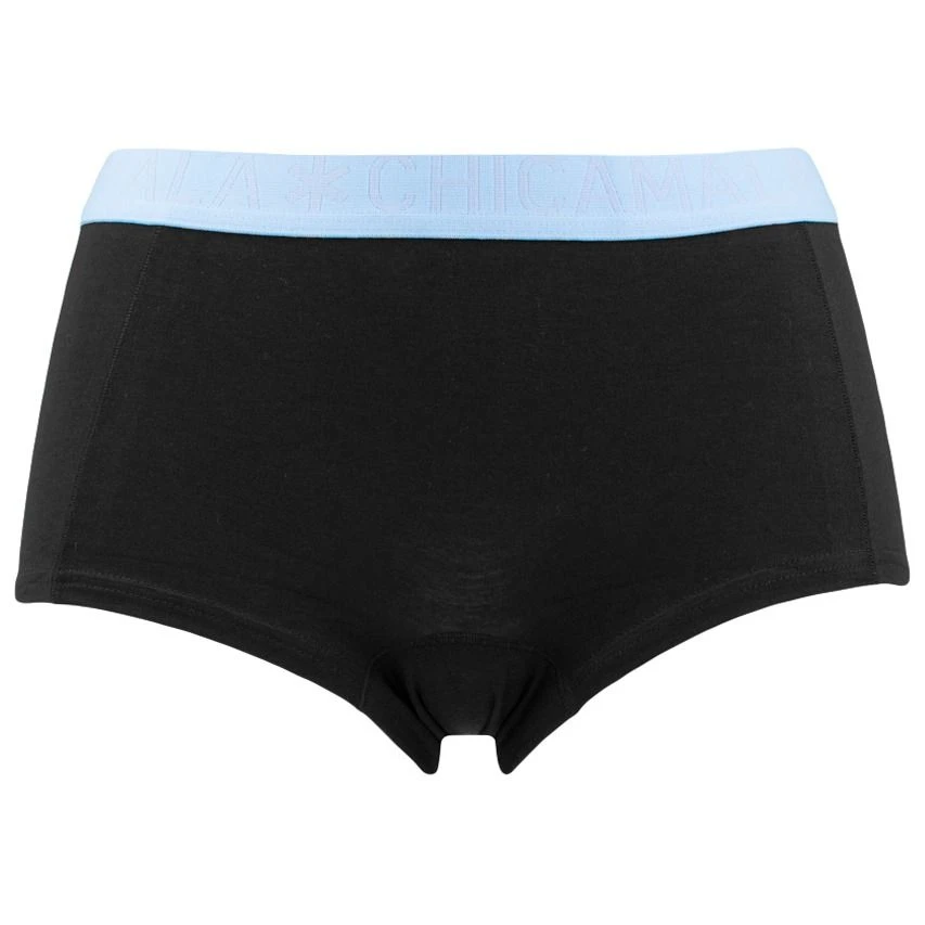 Chicamala Dames 2-pack Mini Boxershorts Combi Zwart 4 Chicamala Dames 2-pack Mini Boxershorts Combi Zwart - Afbeelding 4