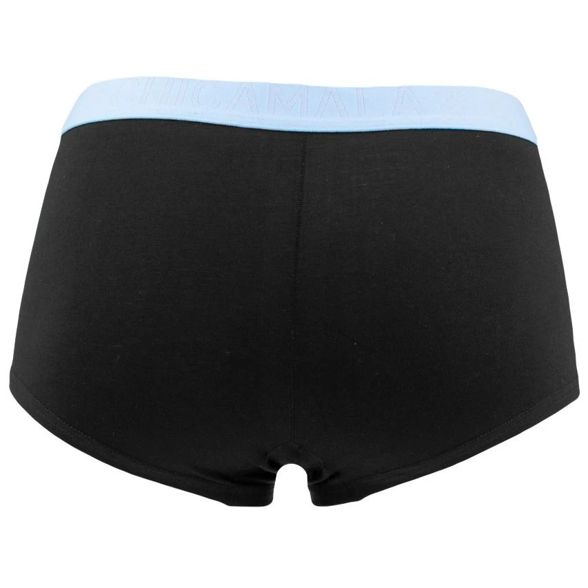 Chicamala Dames 2-pack Mini Boxershorts Combi Zwart 5 Chicamala Dames 2-pack Mini Boxershorts Combi Zwart - Afbeelding 5