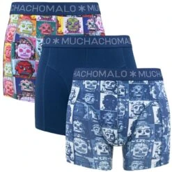 Muchachomalo 3-pack Boxers Robot Heads Multi