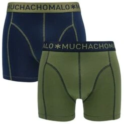 Muchachomalo 2-pack Boxers Groen & Blauw IV