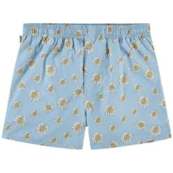 Pockies Wijde Boxershort Flowers Blauw