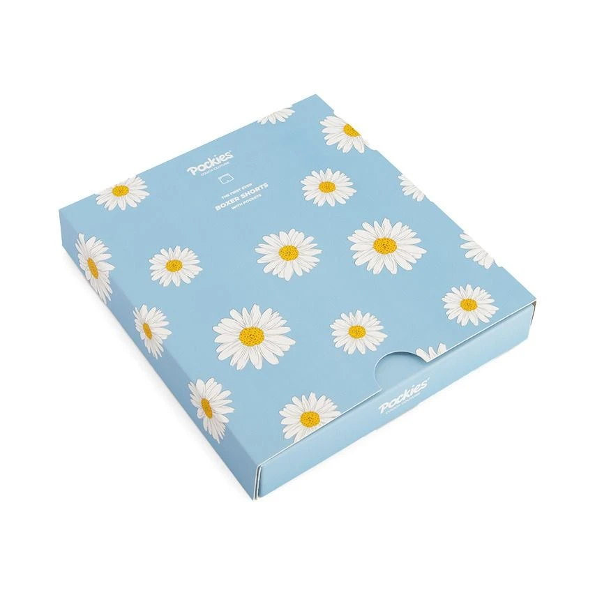 Pockies Wijde Boxershort Flowers Blauw 2 Pockies Wijde Boxershort Flowers Blauw - Afbeelding 2