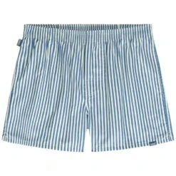 Pockies Wijde Boxershort Striped Blauw