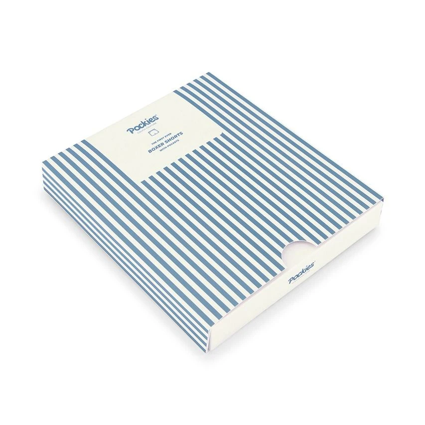 Pockies Wijde Boxershort Striped Blauw 3 Pockies Wijde Boxershort Striped Blauw - Afbeelding 3