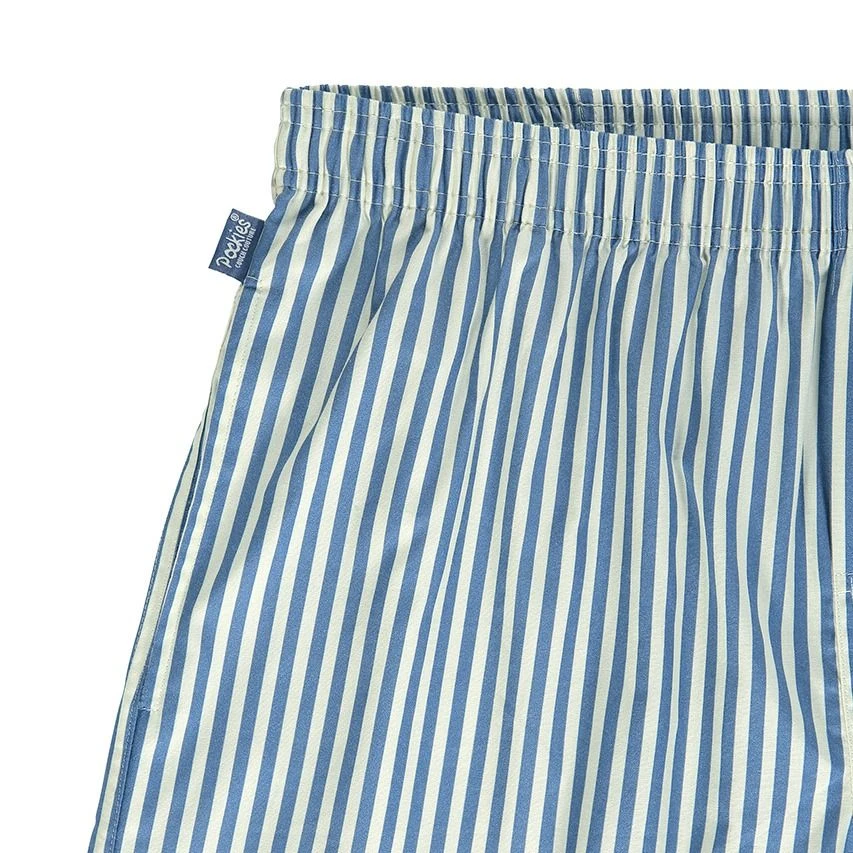 Pockies Wijde Boxershort Striped Blauw 5 Pockies Wijde Boxershort Striped Blauw - Afbeelding 5