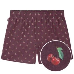 Pockies Wijde Boxershort Cherry Paars