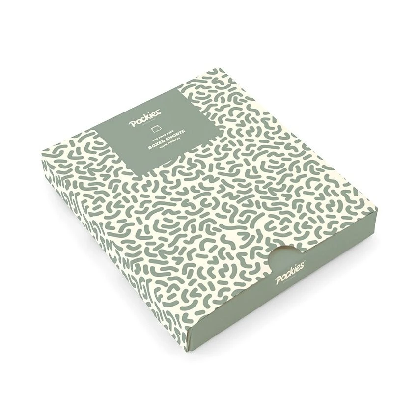 Pockies Wijde Boxershort Squiggles Groen 3 Pockies Wijde Boxershort Squiggles Groen - Afbeelding 3