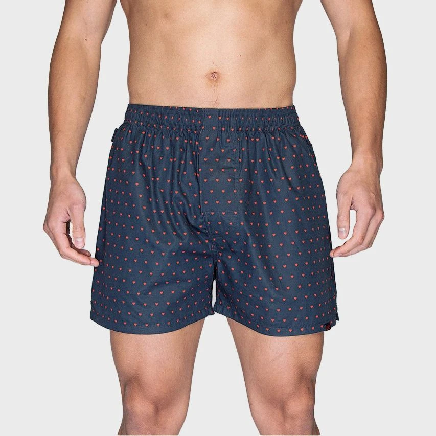 Pockies Wijde Boxershort Love Blauw 3 Pockies Wijde Boxershort Love Blauw - Afbeelding 3