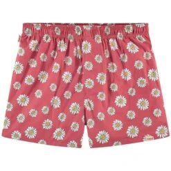 Pockies Wijde Boxershort Flowers Rood