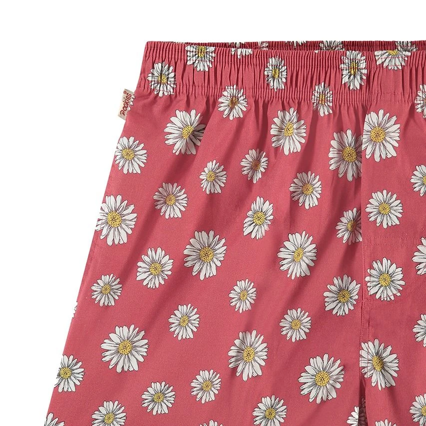 Pockies Wijde Boxershort Flowers Rood 5 Pockies Wijde Boxershort Flowers Rood - Afbeelding 5