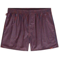 Pockies Wijde Boxershort Striped Blauw & Rood