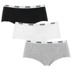 PUMA Dames 3-pack Mini Boxershorts Basic Multi