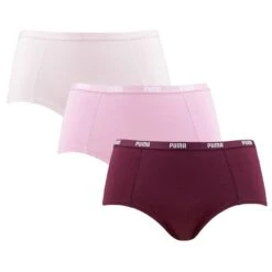 PUMA Dames 3-pack Mini Boxershorts Basic Multi III