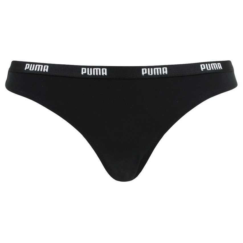 PUMA Dames 3-pack Strings Basic Zwart 7 PUMA Dames 3-pack Strings Basic Zwart - Afbeelding 7