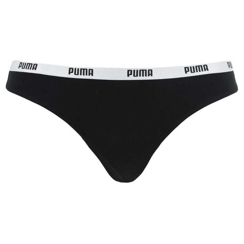 PUMA Dames 3-pack Strings Basic Zwart 5 PUMA Dames 3-pack Strings Basic Zwart - Afbeelding 5