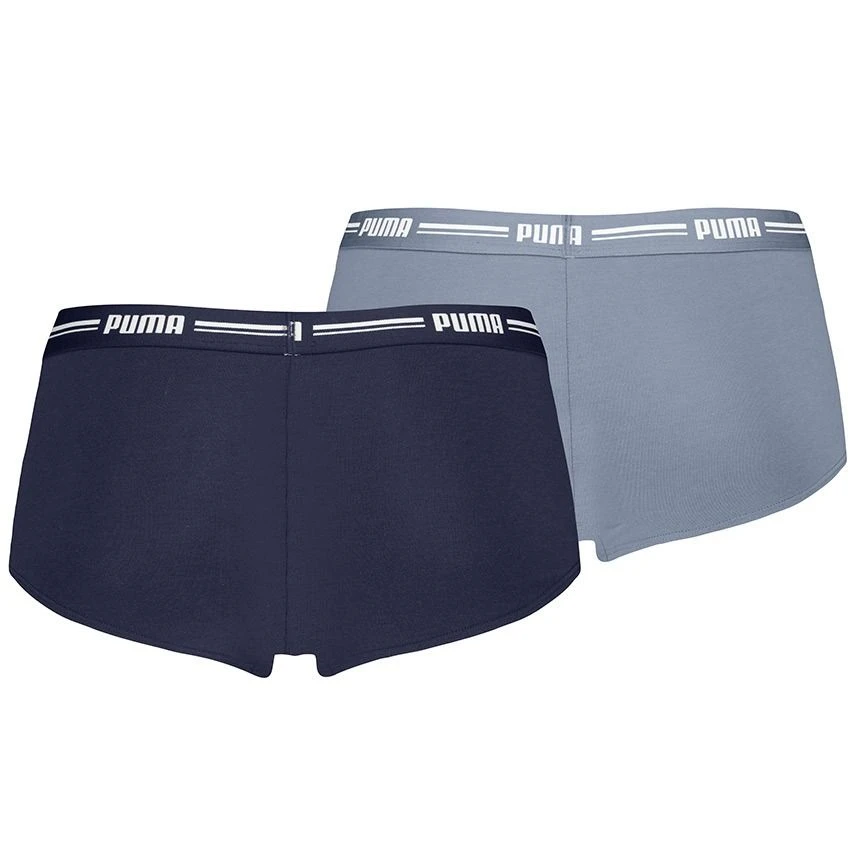 PUMA Dames 2-pack Cotton Modal Mini Boxershorts Blauw III 6 PUMA Dames 2-pack Cotton Modal Mini Boxershorts Blauw III - Afbeelding 6