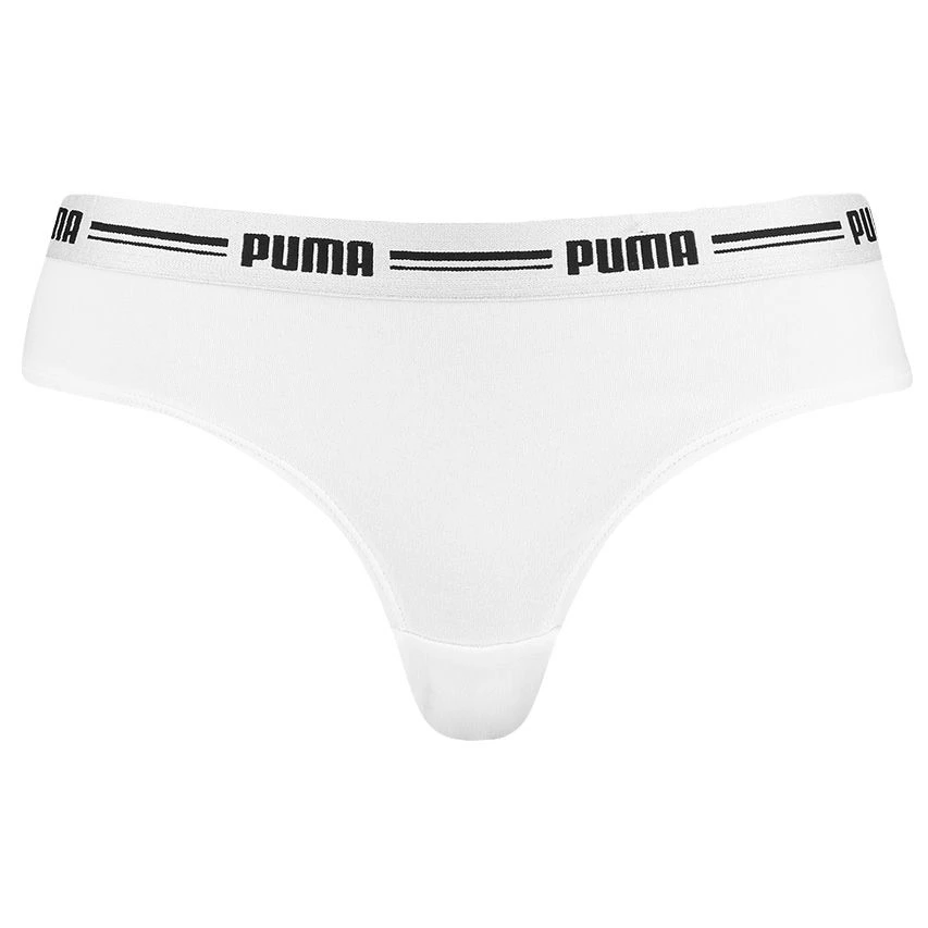 PUMA Dames Everyday 2-pack Cotton Modal Brazilians Wit 4 PUMA Dames Everyday 2-pack Cotton Modal Brazilians Wit - Afbeelding 4