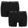 PUMA Sport 2-pack Cotton Boxers Zwart