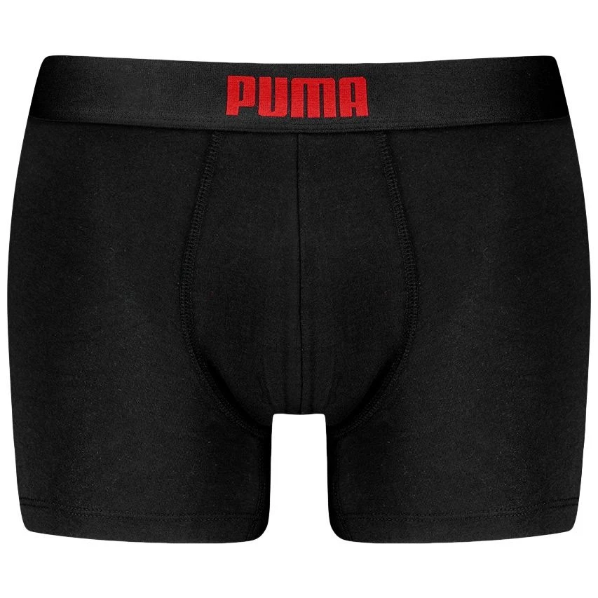 PUMA 2-pack Boxers Everyday Placed Logo Zwart & Rood 5 PUMA 2-pack Boxers Everyday Placed Logo Zwart & Rood - Afbeelding 5
