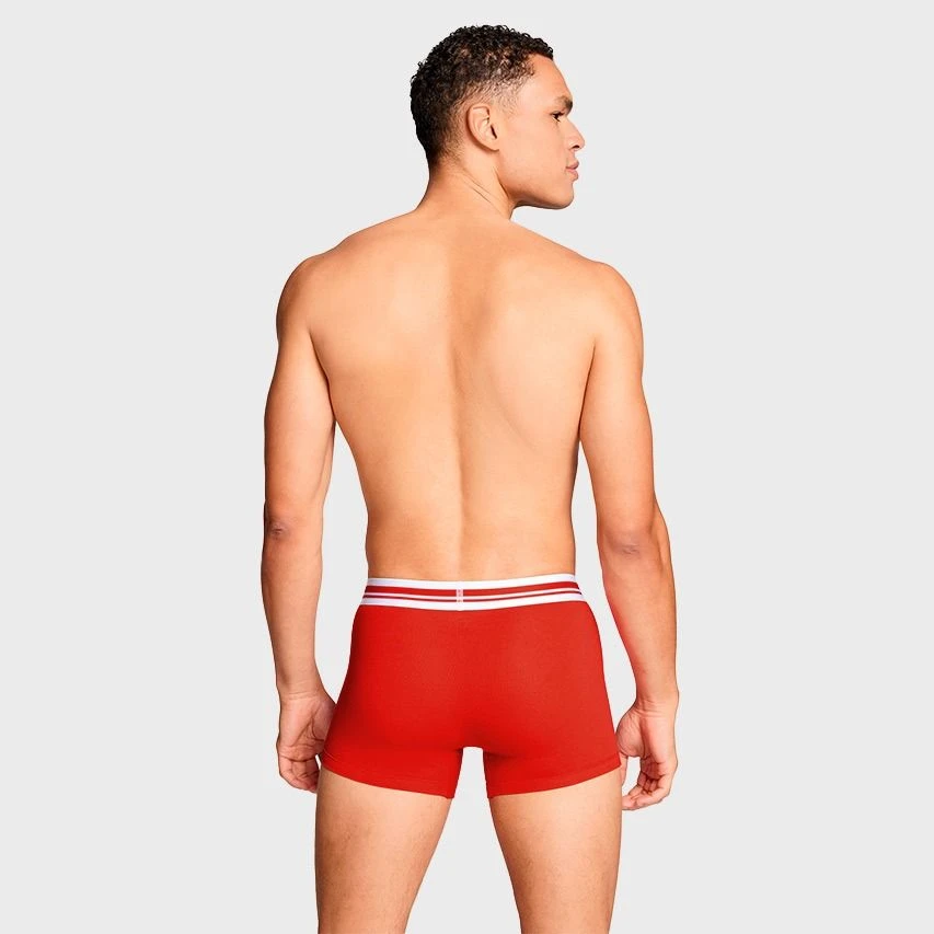 PUMA 2-pack Boxers Everyday Placed Logo Zwart & Rood 4 PUMA 2-pack Boxers Everyday Placed Logo Zwart & Rood - Afbeelding 4