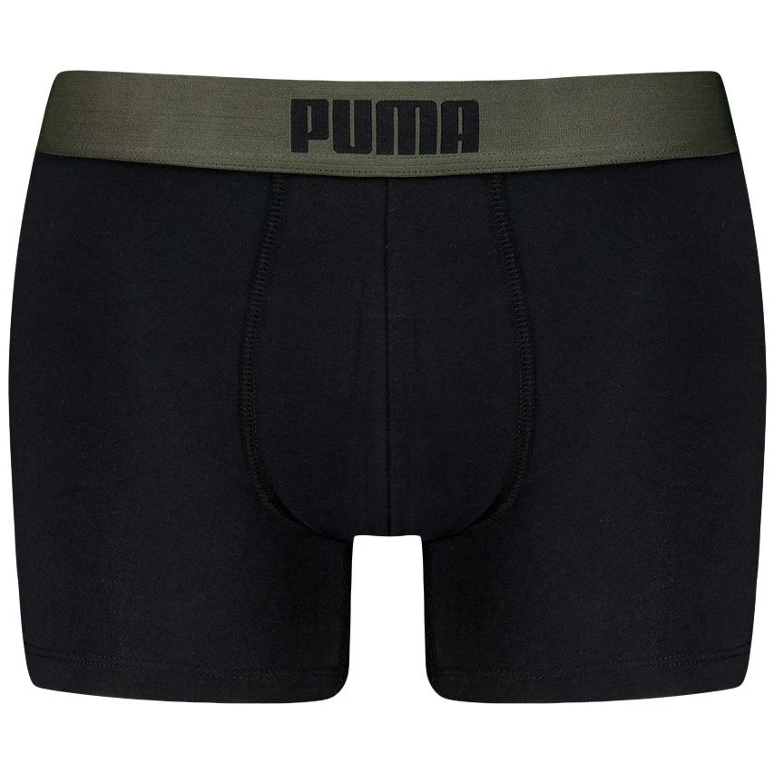 PUMA 2-pack Boxers Everyday Placed Logo Zwart & Groen 5 PUMA 2-pack Boxers Everyday Placed Logo Zwart & Groen - Afbeelding 5