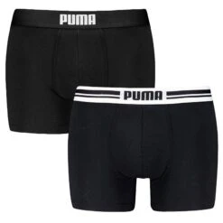 PUMA 2-pack Boxers Everyday Placed Logo Zwart