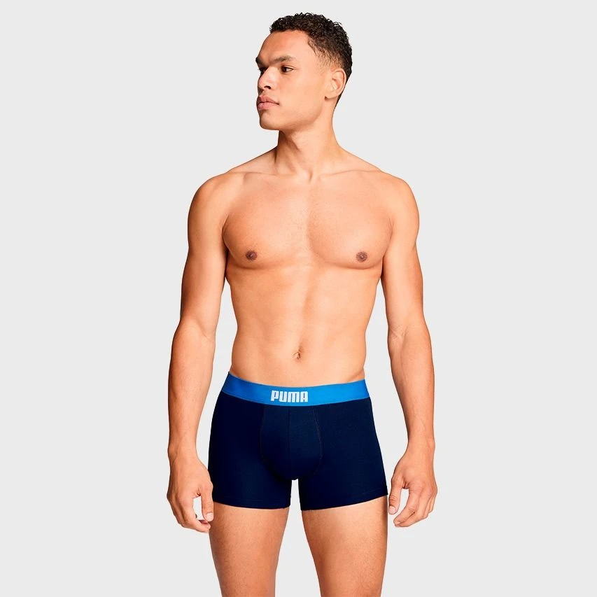 PUMA 2-pack Boxers Everyday Placed Logo Blauw 4 PUMA 2-pack Boxers Everyday Placed Logo Blauw - Afbeelding 4