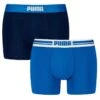 PUMA 2-pack Boxers Everyday Placed Logo Blauw