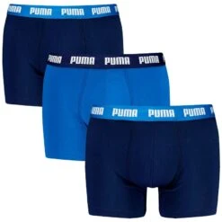 PUMA Everyday 3-pack Boxers Blauw 004