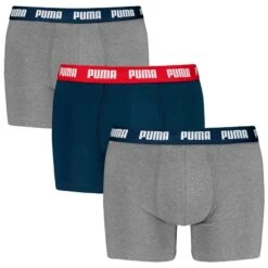 PUMA Everyday 3-pack Boxers Grijs & Blauw