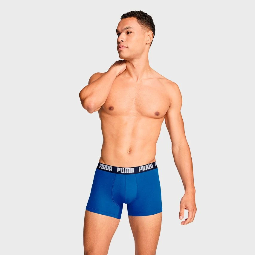 PUMA Everyday 2-pack Boxers Blauw 3 PUMA Everyday 2-pack Boxers Blauw - Afbeelding 3
