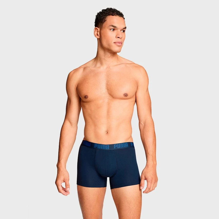 PUMA Everyday 2-pack Boxers Blauw II 2 PUMA Everyday 2-pack Boxers Blauw II - Afbeelding 2