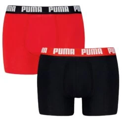 PUMA Everyday 2-pack Boxers Zwart & Rood