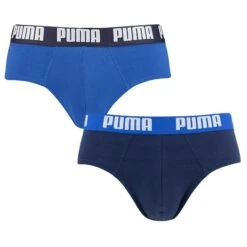 PUMA 2-pack Herenslips Everyday Blauw II