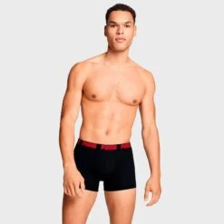 PUMA 2-pack Boxers Everyday Striped Zwart & Rood 11 PUMA 2-pack Boxers Everyday Striped Zwart & Rood -Boxers Ondergoed Winkel aHR0cHM6Ly93d3cuYm94ZXJzLm5sL21lZGlhL2NhdGFsb2cvcHJvZHVjdC9wL3UvcHVtYV83MDEyMjYzOTMtNzg2XzIuanBnP3N0b3JlPWJveGVyc19ubCZpbWFnZS10eXBlPWltYWdl
