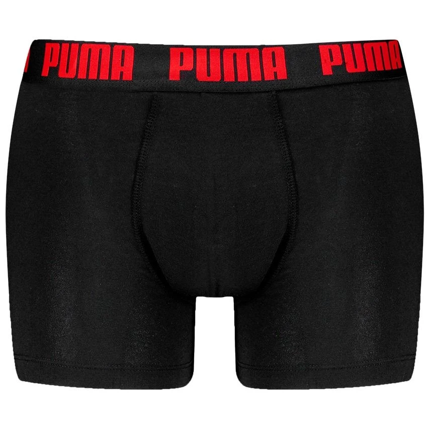 PUMA 2-pack Boxers Everyday Striped Zwart & Rood 7 PUMA 2-pack Boxers Everyday Striped Zwart & Rood - Afbeelding 7