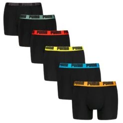 PUMA 6-pack Boxers Everyday Combi Zwart