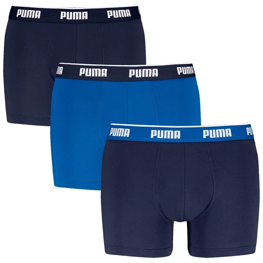 PUMA Comfort Stretch 3-pack Boxers Blauw 1 PUMA Comfort Stretch 3-pack Boxers Blauw