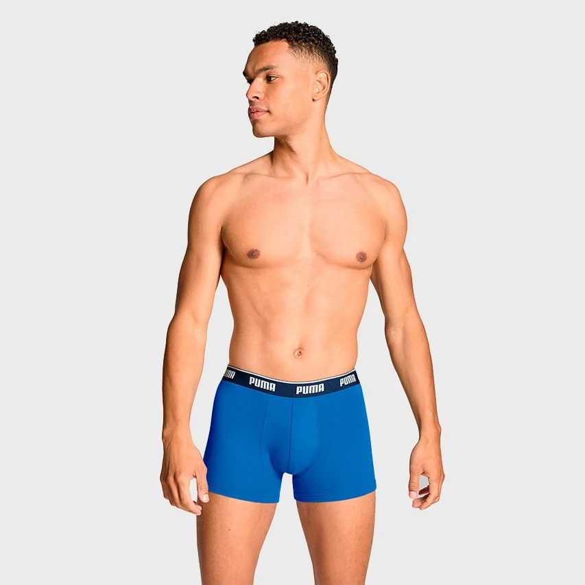 PUMA Comfort Stretch 3-pack Boxers Blauw 4 PUMA Comfort Stretch 3-pack Boxers Blauw - Afbeelding 4