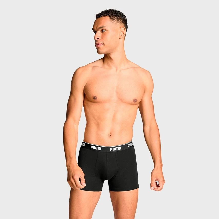 PUMA Comfort Stretch 3-pack Boxers Zwart 2 PUMA Comfort Stretch 3-pack Boxers Zwart - Afbeelding 2